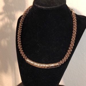 Premier Designs  leather necklace & bracelet